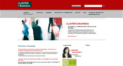 Desktop Screenshot of cluster-ebusiness.com